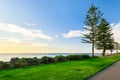 Christies Beach shoreline at sunset Royalty Free Stock Photo