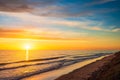 Christies Beach at sunset, South Australia Royalty Free Stock Photo