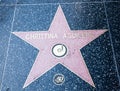 Christina Aguilera's Hollywood Star Royalty Free Stock Photo