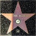 Christina Aguileras star on Hollywood Walk of Fame Royalty Free Stock Photo