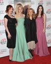 Christina Hendricks & Elle Fanning & Sally Potter & Alice Englert Royalty Free Stock Photo