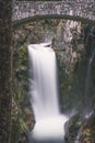 Christine Falls in Mount Rainier National Park Royalty Free Stock Photo