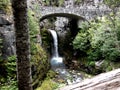 Christine Falls Mount Rainier National Park Royalty Free Stock Photo