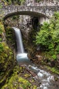 Christine Falls of Mount Rainier Royalty Free Stock Photo