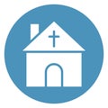 Christion building, Abbey, building Isolated Vector icon which can easily modify or edit