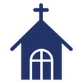 Christion building, worship house Isolated Vector icon which can easily modify or edit
