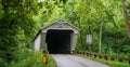 Christman Covered Bridge in Preble County, Ohio Royalty Free Stock Photo