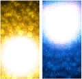 Christmas abstract banners. Royalty Free Stock Photo