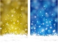 Christmas abstract banners Royalty Free Stock Photo