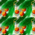 Christmas abstract decorative seamless fabric texture Wallpaper festive background Royalty Free Stock Photo