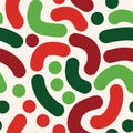 Christmas abstract handdrawn vector background
