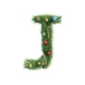 Christmas Alphabet letter J