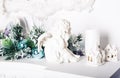 Christmas angel figurine Royalty Free Stock Photo