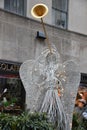 Christmas Angels at Channel Gardens at Rockefeller Center in Manhattan