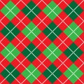 Christmas Argyle Pattern Royalty Free Stock Photo