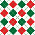 Christmas Argyle Pattern