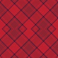 Christmas Argyle Plaid Tartan textured Seamless Pattern Design Royalty Free Stock Photo
