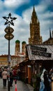 Christmas arket in Munich Germany Royalty Free Stock Photo