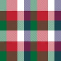 Christmas Asymmetric Plaid textured Seamless Pattern