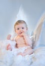 Christmas Baby Angel Royalty Free Stock Photo