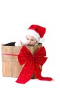 Christmas Baby Gift Royalty Free Stock Photo