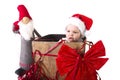 Christmas Baby Gift Royalty Free Stock Photo