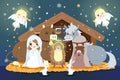 Christmas with baby Jesus Royalty Free Stock Photo