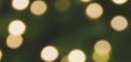 Christmas background. abstract blurred bokeh light on green background with copy space for you text Royalty Free Stock Photo