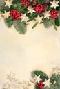 Christmas Background Abstract Border Royalty Free Stock Photo