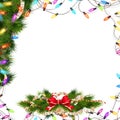 Christmas background with baubles. EPS 10 Royalty Free Stock Photo