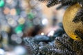 Christmas background with christmass balls Royalty Free Stock Photo