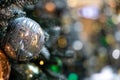 Christmas background with christmass balls Royalty Free Stock Photo