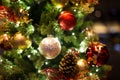 Christmas background with christmass balls Royalty Free Stock Photo