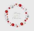 962_Christmas-Background-a-circle Royalty Free Stock Photo