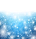 Christmas background with crystallic snowflakes. Royalty Free Stock Photo