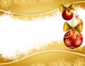Christmas background customizable Royalty Free Stock Photo