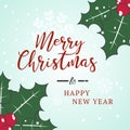 Christmas background design with element design