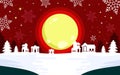 Christmas background with christmas elements vector illustration Royalty Free Stock Photo