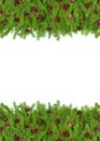 Christmas background on a white