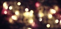 Christmas background. Festive elegant abstract background with bokeh lights and stars Royalty Free Stock Photo