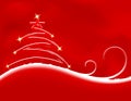 Christmas background with firtree Royalty Free Stock Photo