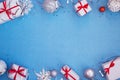 Christmas background with gifts Royalty Free Stock Photo