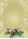 Christmas background gold