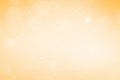 Christmas Background. Golden Holiday Abstract Glitter Defocused Background With Blinking Stars. Royalty Free Stock Photo