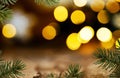 Christmas Background with Lights Royalty Free Stock Photo