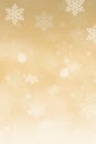 Christmas background pattern card golden Gold wallpaper with copyspace copy space portrait format Royalty Free Stock Photo