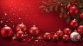 Christmas background, red background Happy New Year Royalty Free Stock Photo