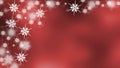 Christmas background in red design - greeting card with place for your text Royalty Free Stock Photo