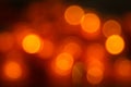 Christmas background red holiday abstract light bokeh and glitter abstract red orange defocused, Gold and black glitter lights Royalty Free Stock Photo