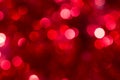 Christmas background with RED lights BOKEH NEW YEAR